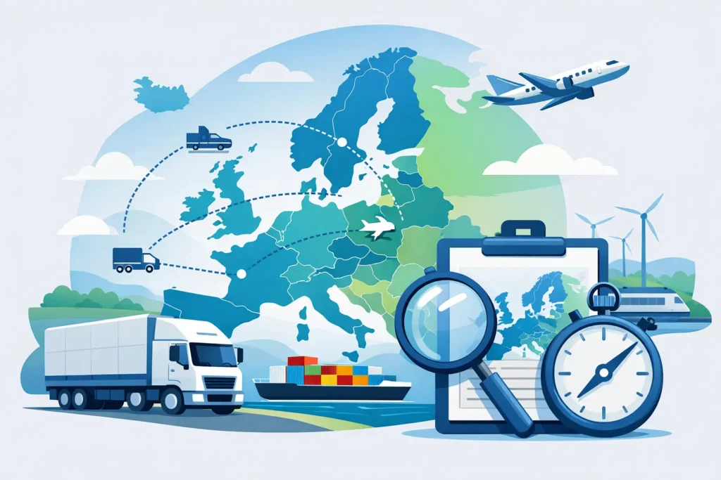 How to Calculate Freight Transit Time Across Europe