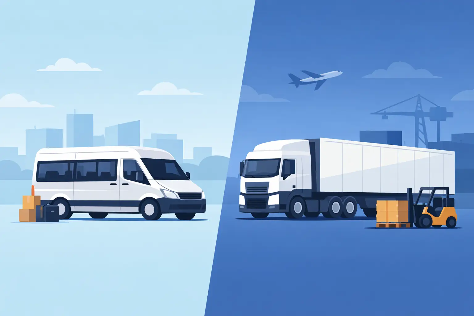 Minibus Transport vs Full Truckload